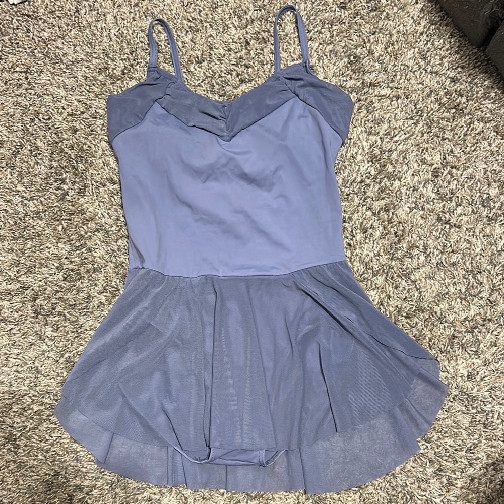 Balera Blue Dance Leotard with skirt